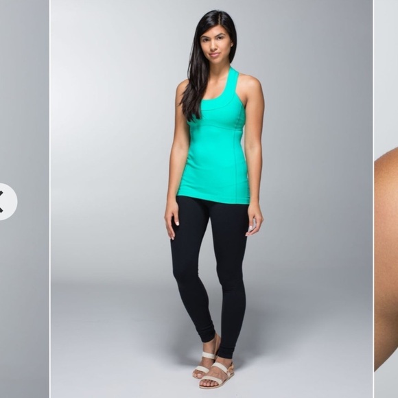 Lululemon Scoop Neck Tank Luon Bali Breeze - Picture 9 of 11